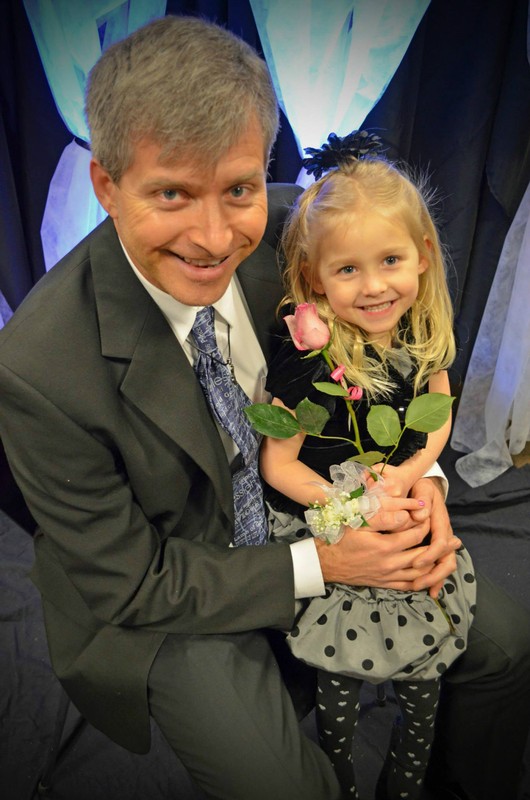 Rob and Charis at our church's Daddy-Daughter Dance last month